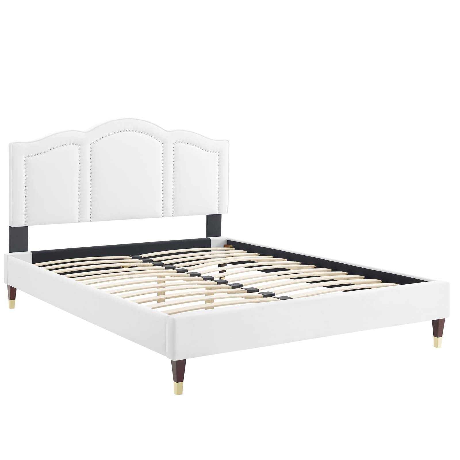 Emerson Performance Velvet King Platform Bed By Modway - MOD-6860 | Beds | Modishstore - 106