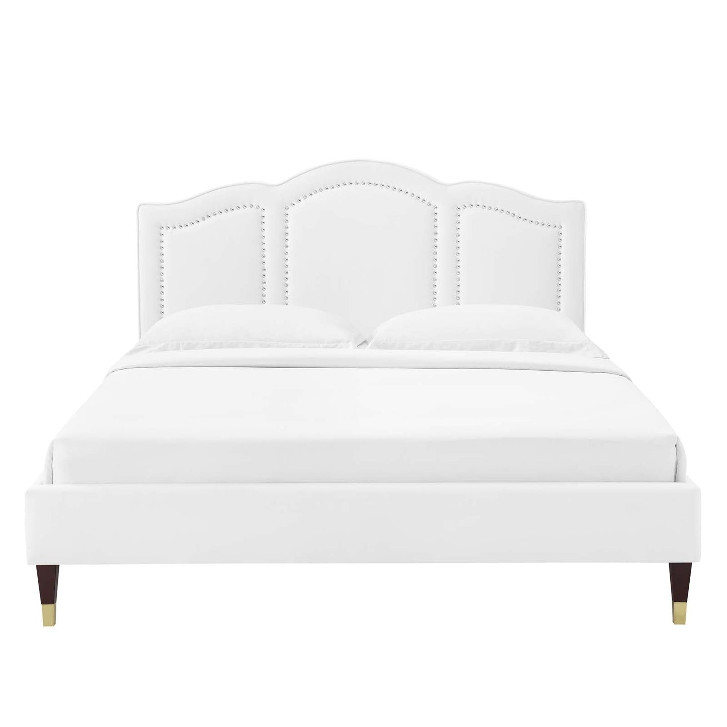 Emerson Performance Velvet King Platform Bed By Modway - MOD-6860 | Beds | Modishstore - 110