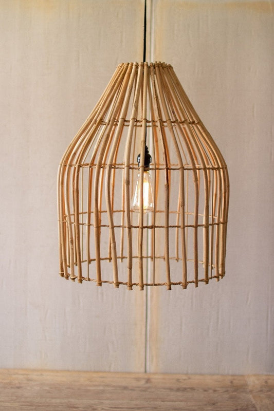 Kalalou Cane Pendant Light - Dome6