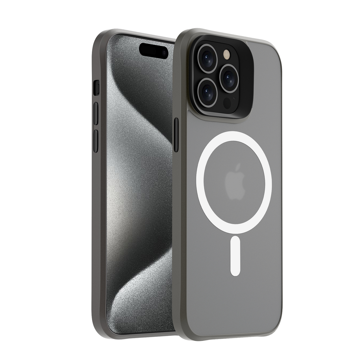 Pulse Newton Magsafe Case for iPhone 15 Pro Max-Grey