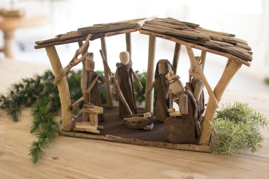 Kalalou Driftwood Nativity2