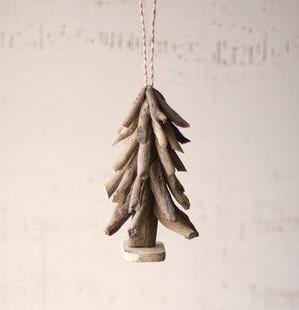 Kalalou Driftwood Christmas Tree Ornament