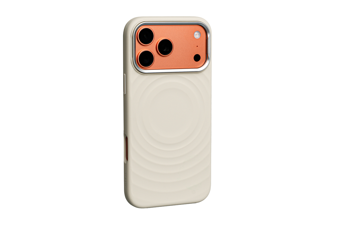 Tekne WaveStand Silicone Case for iPhone 17 Pro Max-Beige