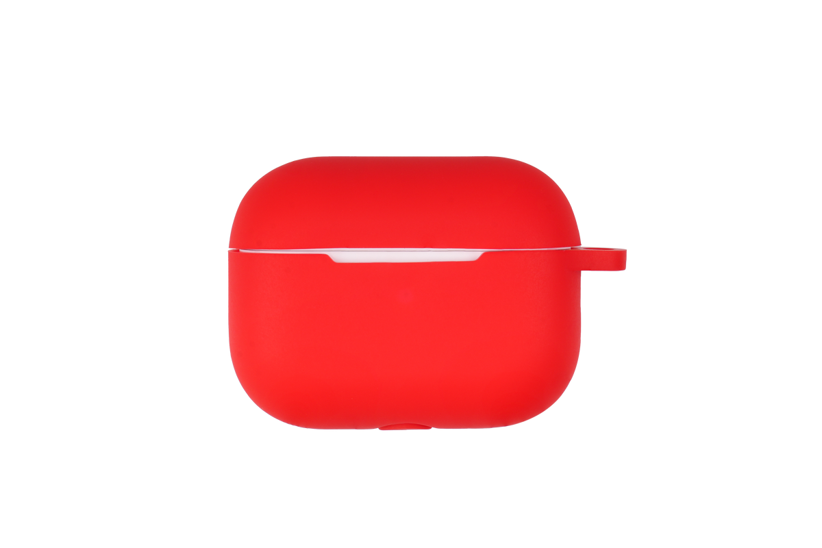 TEKNE Silicone Airpod Case for Airpods Pro-Classic Red