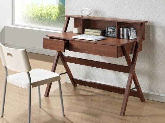 Baxton Studio Crossroads II Writing Desk | Modishstore | Desks
