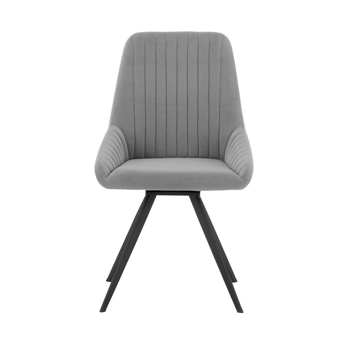 Andes and Alison Gray Fabric 5 Piece Rectangular Dining Set By Armen Living | Dining Sets |  Modishstore  - 4