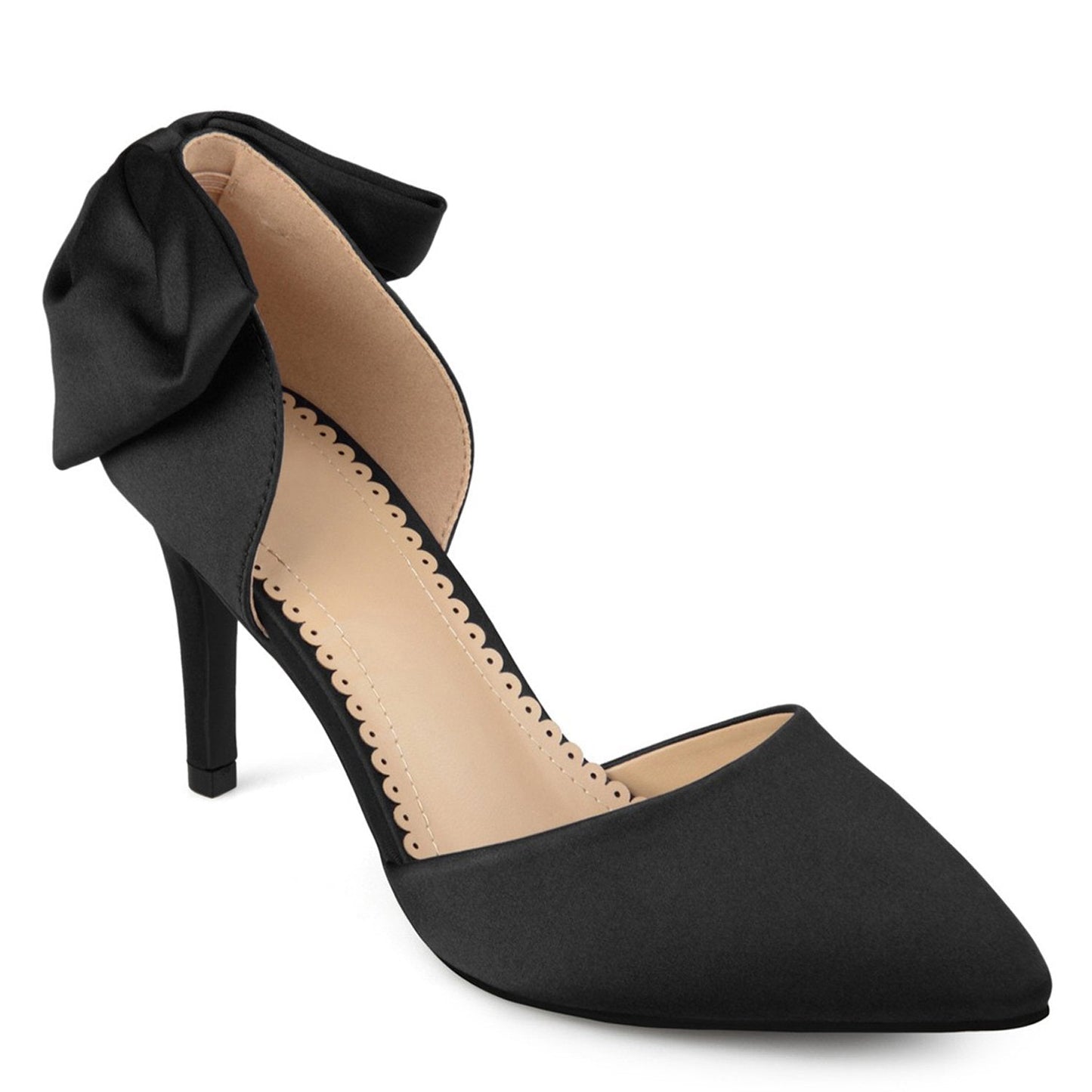 JOURNEE Collection Tanzi D'Orsay Bow Pump  with all size