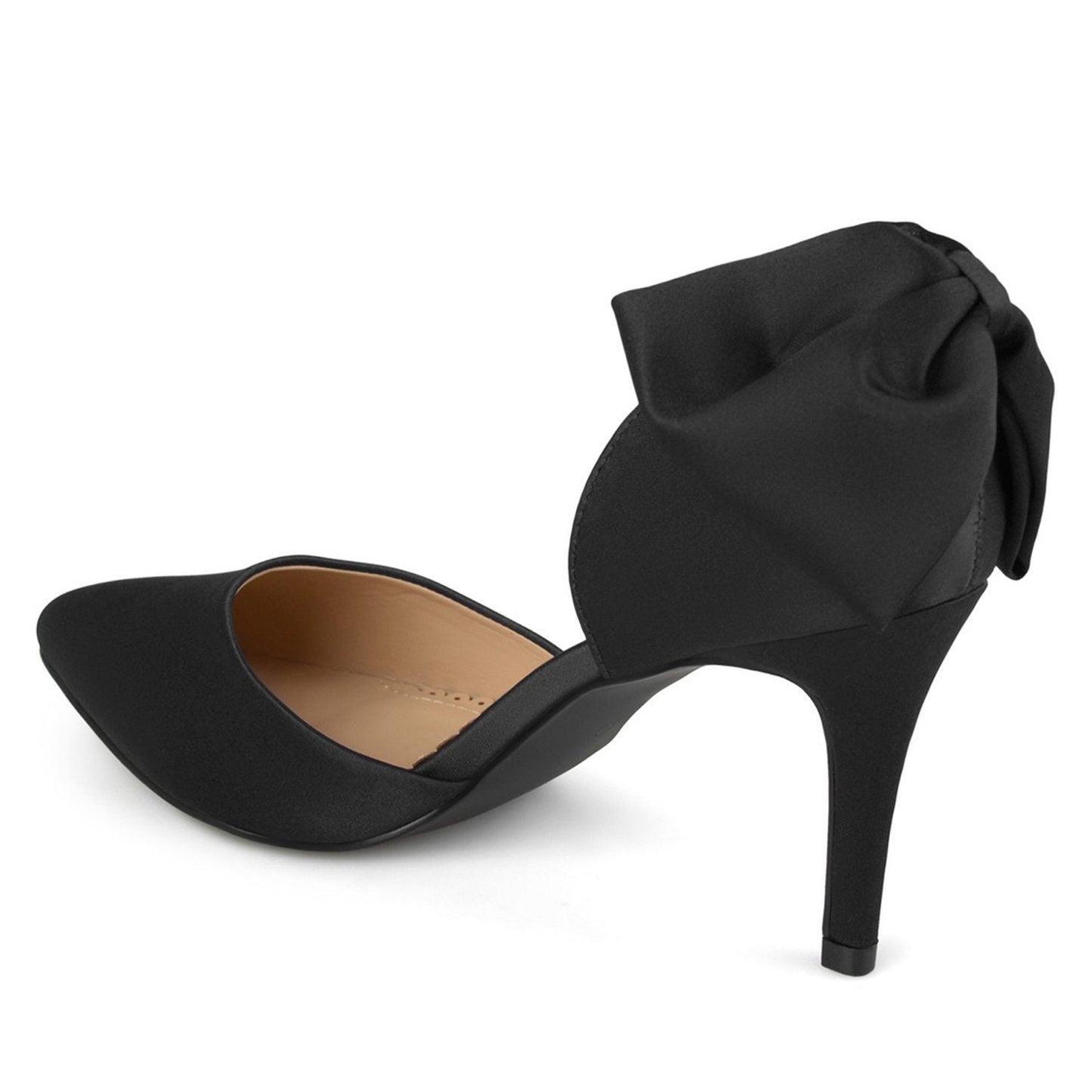 JOURNEE Collection Tanzi D'Orsay Bow Pump  with all size