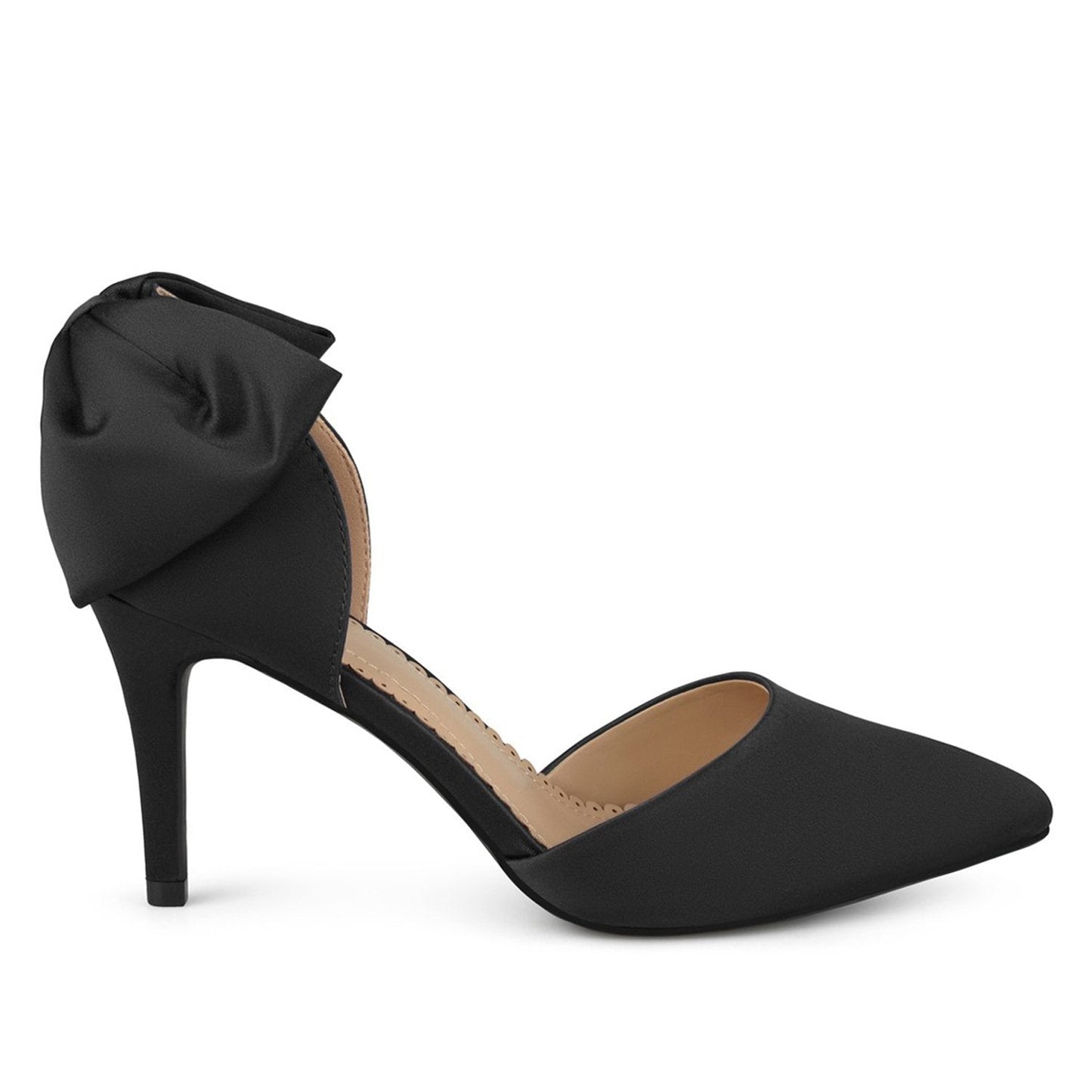 JOURNEE Collection Tanzi D'Orsay Bow Pump  with all size