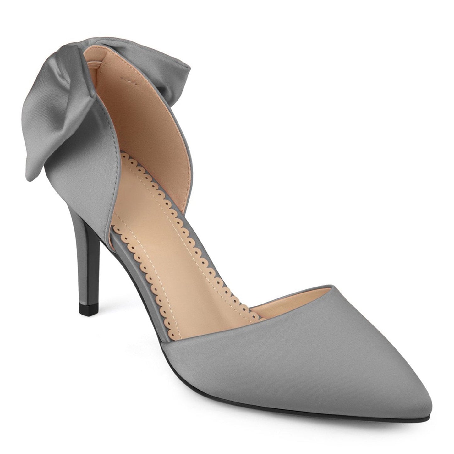 JOURNEE Collection Tanzi D'Orsay Bow Pump  with all size