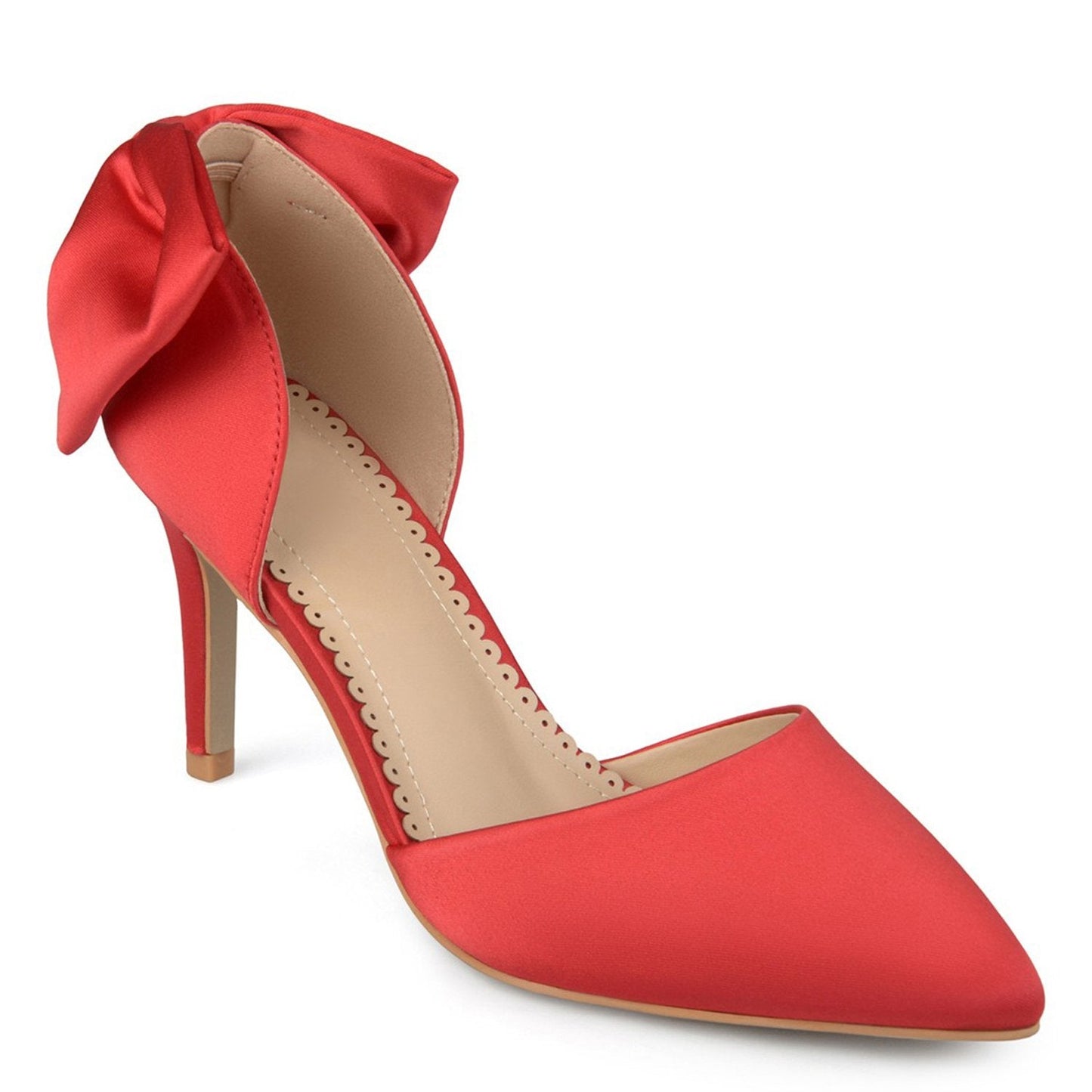 JOURNEE Collection Tanzi D'Orsay Bow Pump  with all size