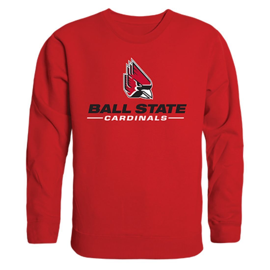 BSU Ball State University College Crewneck Pullover Sweatshirt Red