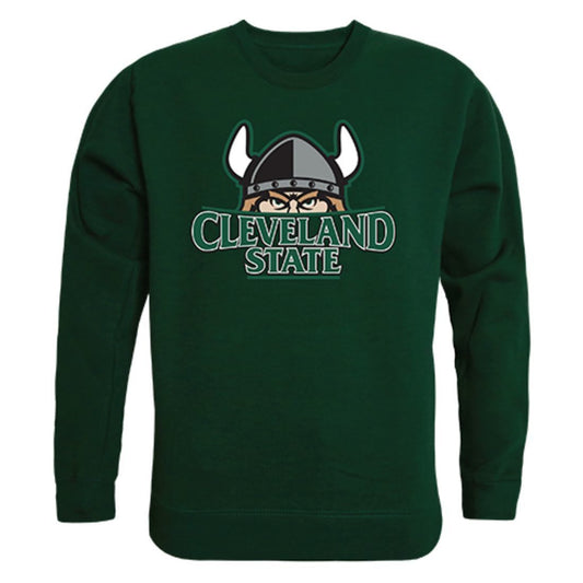 CSU Cleveland State University College Crewneck Pullover Sweatshirt Forest Green