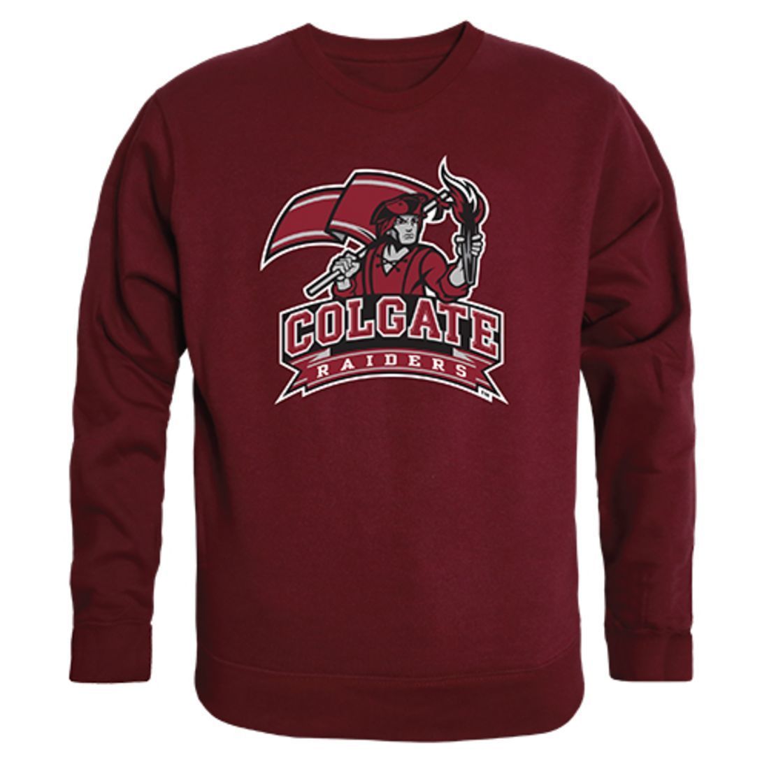 Colgate University College Crewneck Pullover Sweatshirt Maroon
