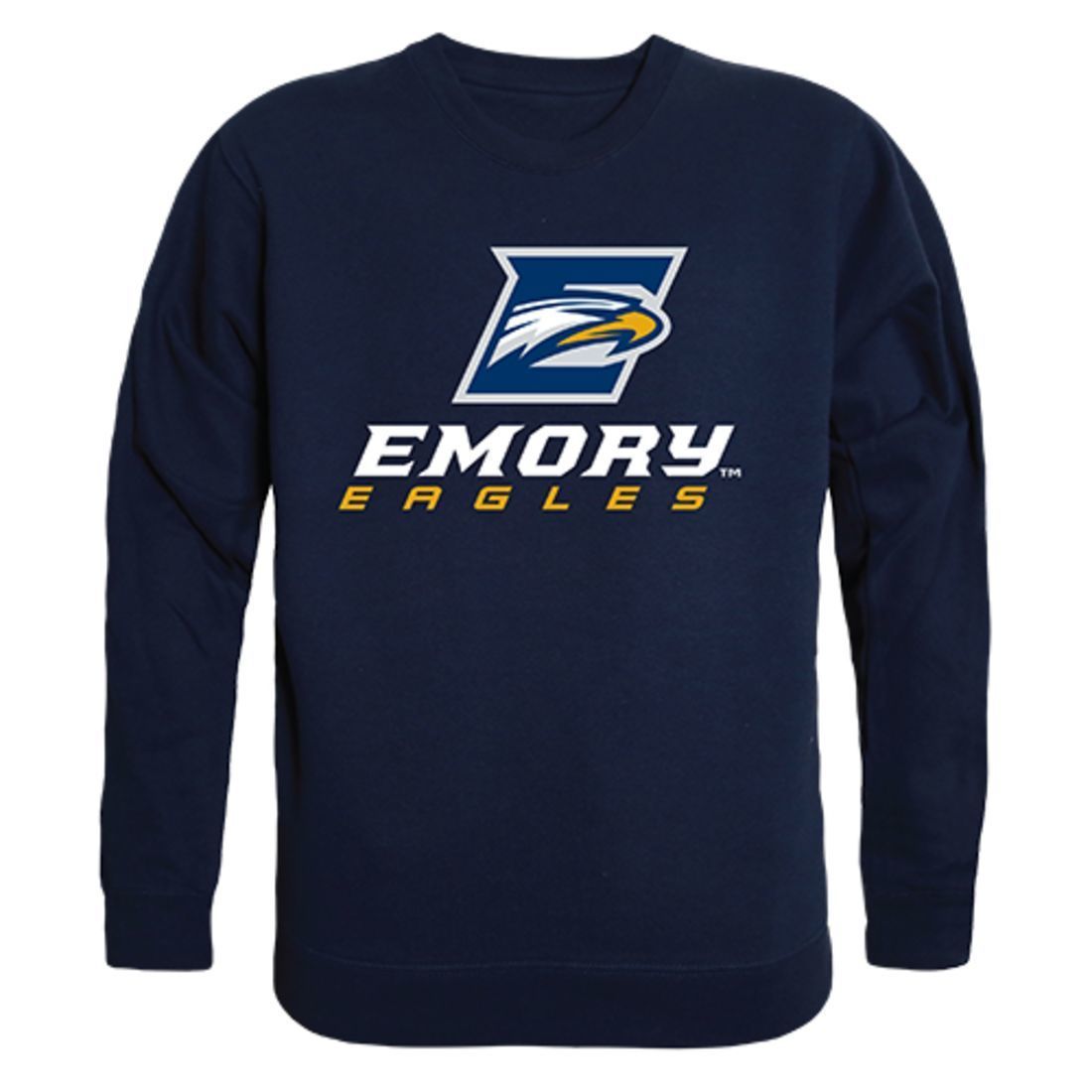 Emory University College Crewneck Pullover Sweatshirt Navy