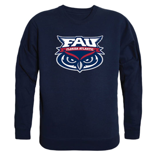 FAU Florida Atlantic University College Crewneck Pullover Sweatshirt Navy