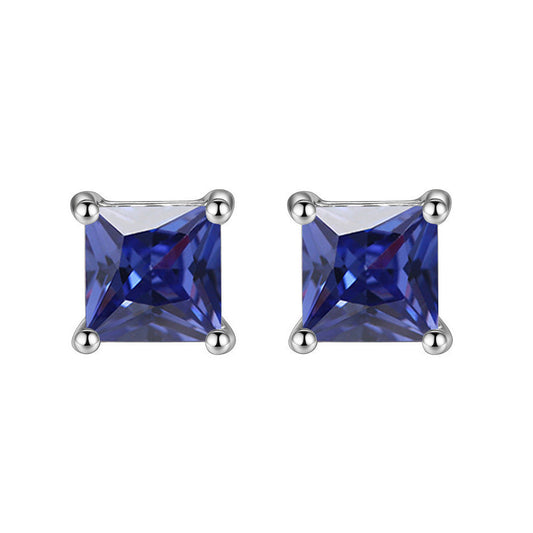 10k White Gold Plated 1 Ct Square Cut Created Blue Sapphire Stud Earrings111111111111111111111111111111111111111111111111111111111111111111111111111111111111111111111111 ++ ++ ++ ++ ++ ++ ++ ++ ++ ++ ++ ++ ++ ++ ++ ++ ++ ++ ++ ++ ++ ++ ++ ++ ++ ++ ++ ++