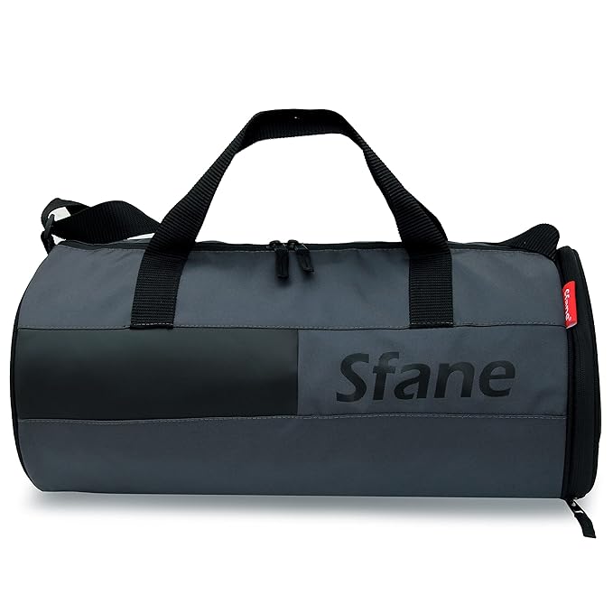 Sfane Polyester 23cms Duffle/Shoulder/Gym Bag for Men & Women with Separate Shoe Compartment