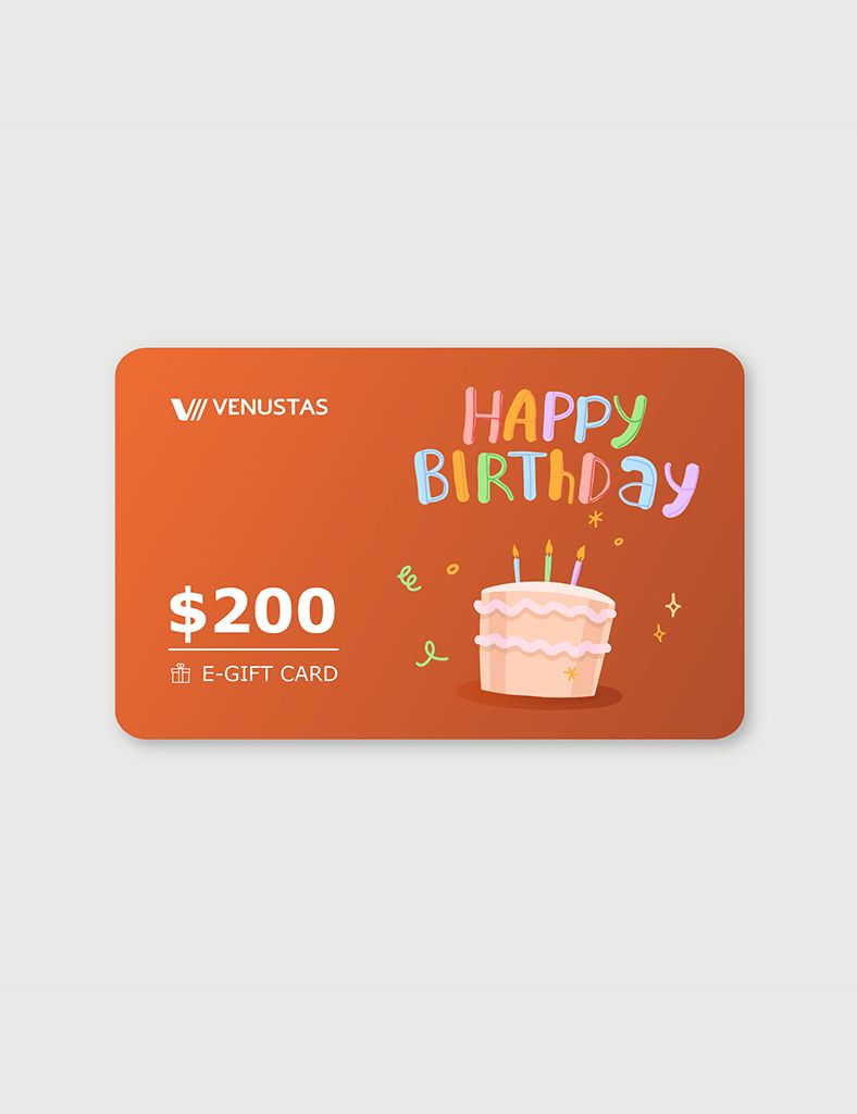 Venustas Digital Gift Card - Save on $100/$200 Value