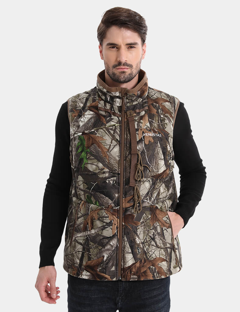 Men's Heated Silent Hunting Vest 7.4V - Next Camo G2™