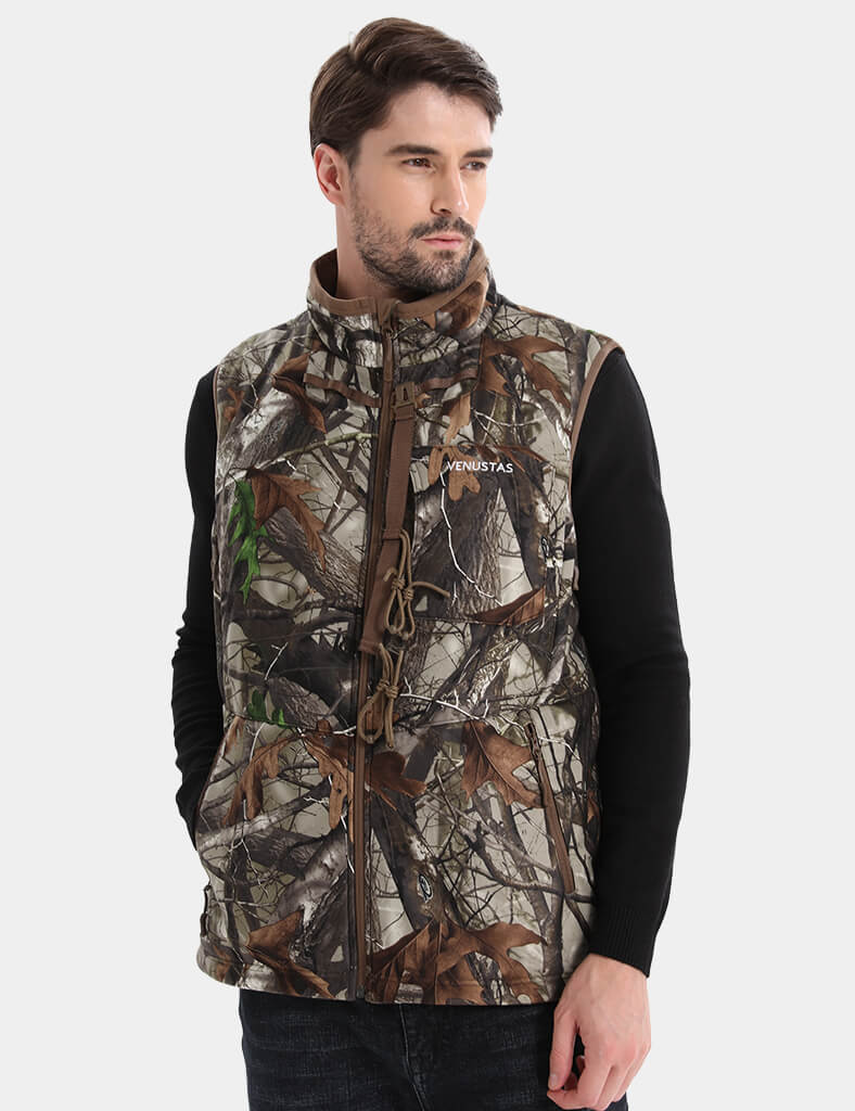 Men's Heated Silent Hunting Vest 7.4V - Next Camo G2™
