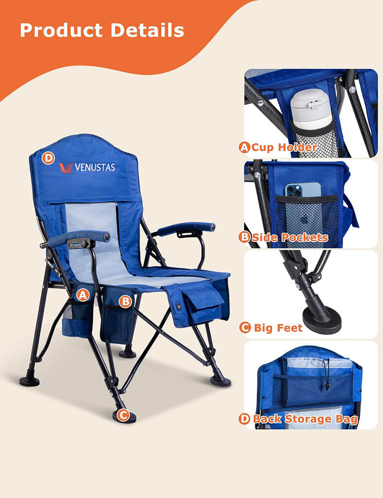 Heated Camping Chair 7.4V, HC01