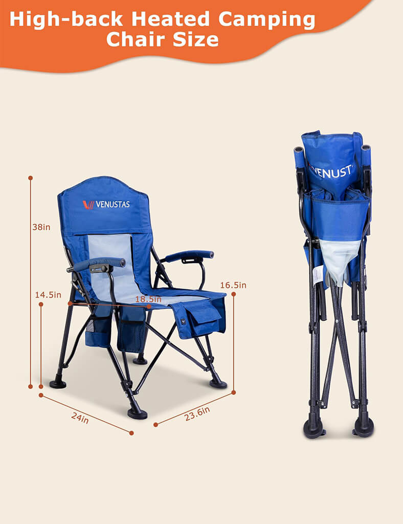 Heated Camping Chair 7.4V, HC01