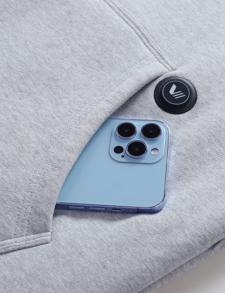 Unisex Heated Fleece Hoodie 7.4V