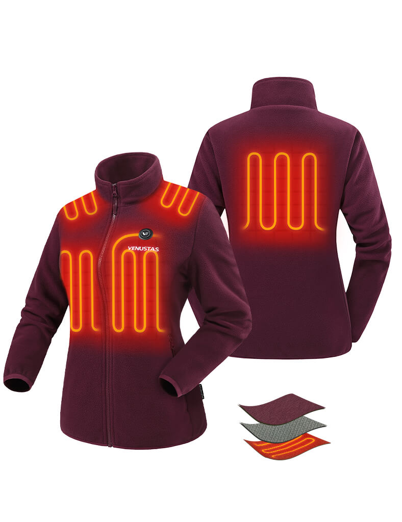 Women's Heated Fleece Jacket 7.4V - New Colors