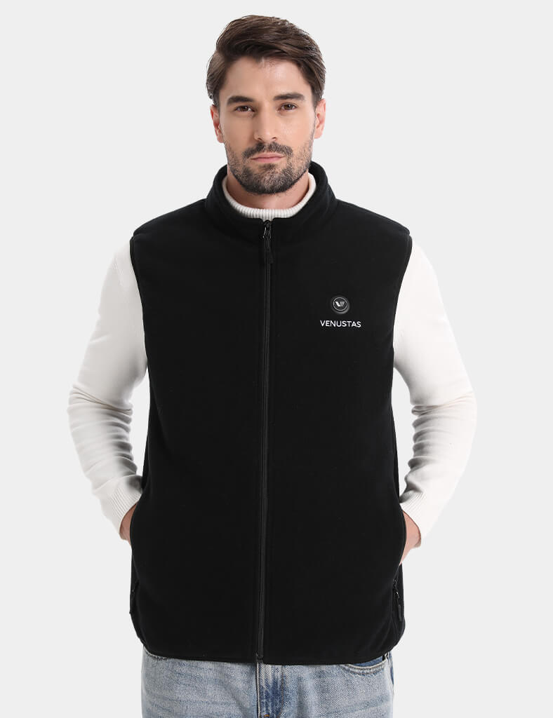 Men’s Heated Fleece Vest (Up to 20 heating hours)