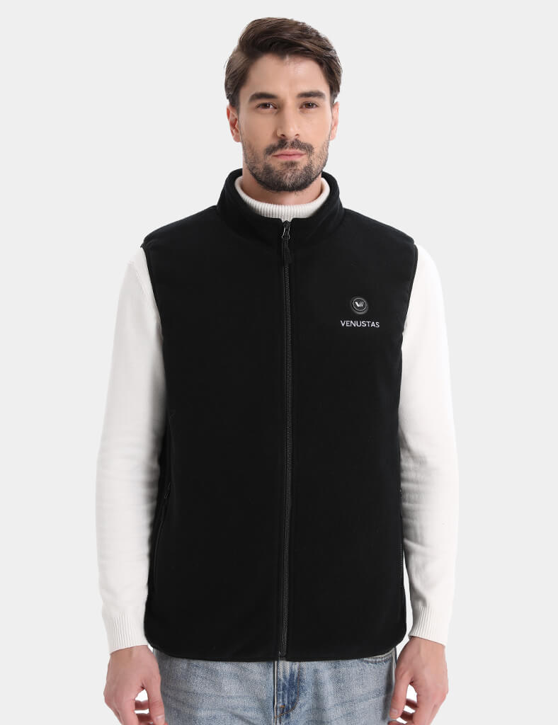 Men’s Heated Fleece Vest (Up to 12 heating hours)