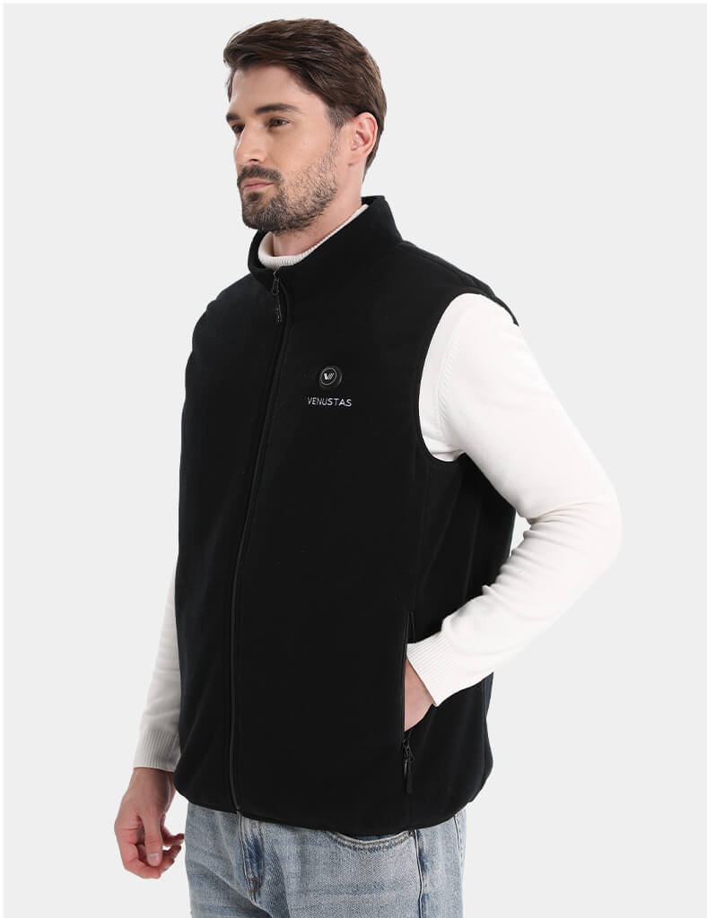Men’s Heated Fleece Vest (Up to 20 heating hours)