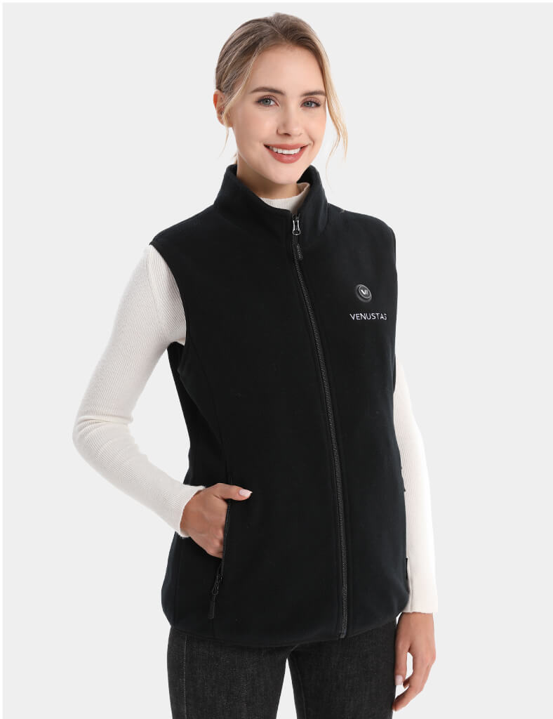 Women’s Heated Fleece Vest (Up to 12 heating hours)