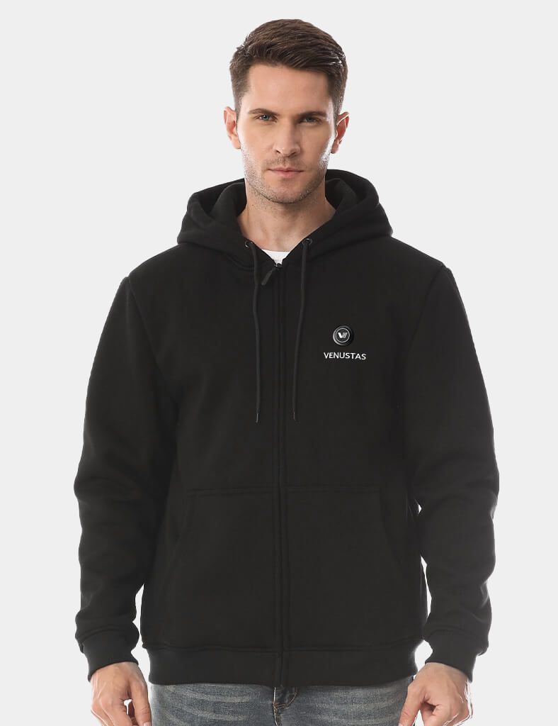 Zipper up Heated Hoodie for Unisex 7.4V