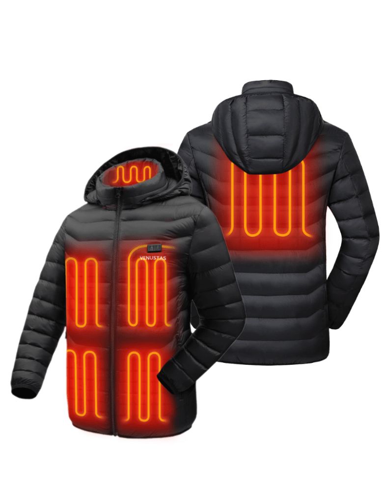 Unisex Dual Control Heated Jacket 7.4V (Up to 20 heating hours)