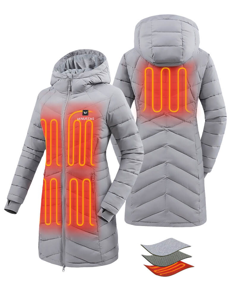 Women’s Heated Recycled Puffer Jacket 7.4V