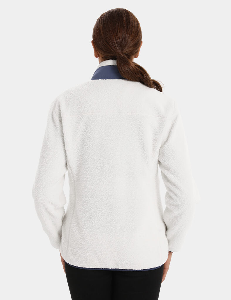 Women's Colorblock Heated Recycled Sherpa Jacket 7.4V