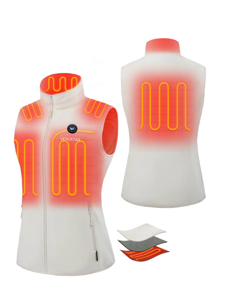 Women's Heated Fleece Vest 7.4V - New Colors