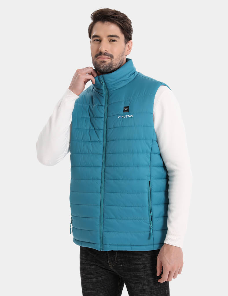 Men's Classic Heated Vest 7.4V - Navy/ Dark Grey/ Grey/ Harbon Blue