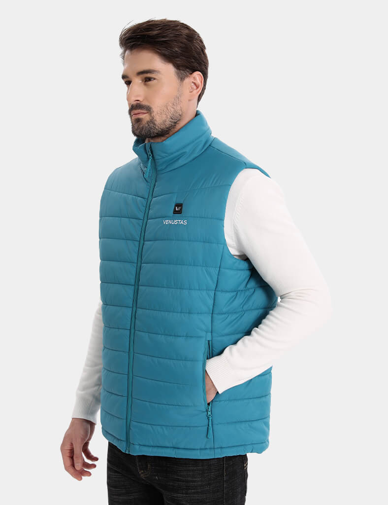 Men's Classic Heated Vest 7.4V - Navy/ Dark Grey/ Grey/ Harbon Blue