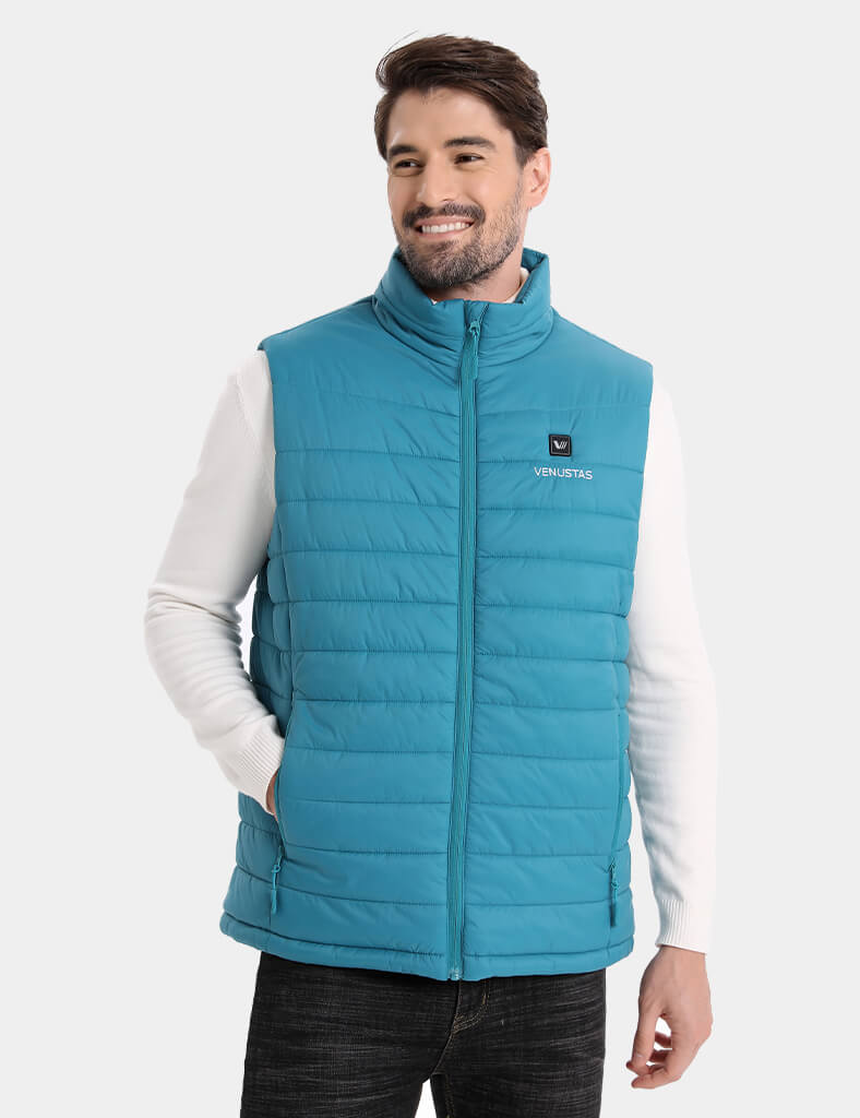 Men's Classic Heated Vest 7.4V - Navy/ Dark Grey/ Grey/ Harbon Blue