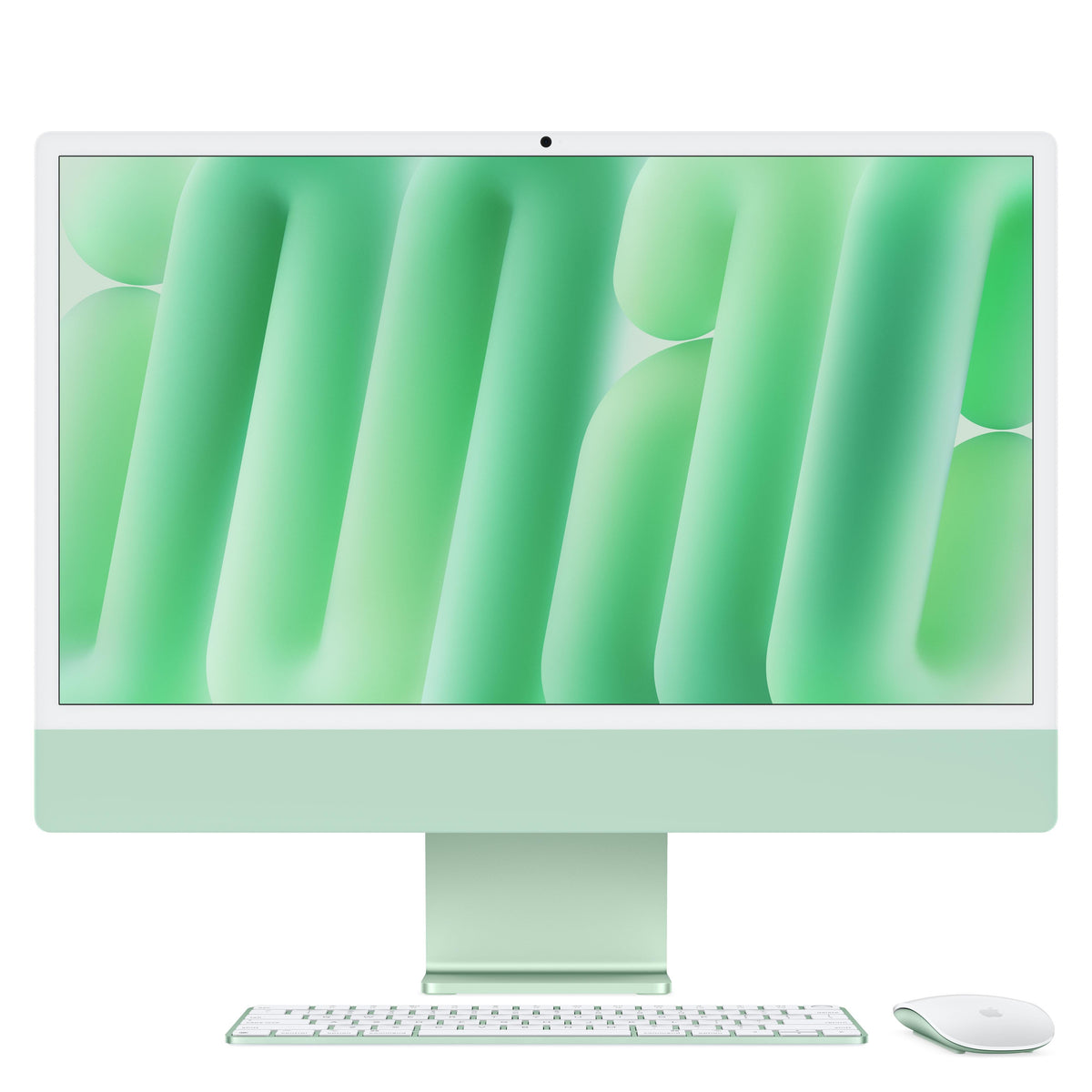 24-inch iMac with Retina 4.5K display: Apple M4 chip with 10-core CPU and 10-core GPU, 512GB SSD - Green