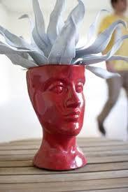 Kalalou Ceramic Head Planter