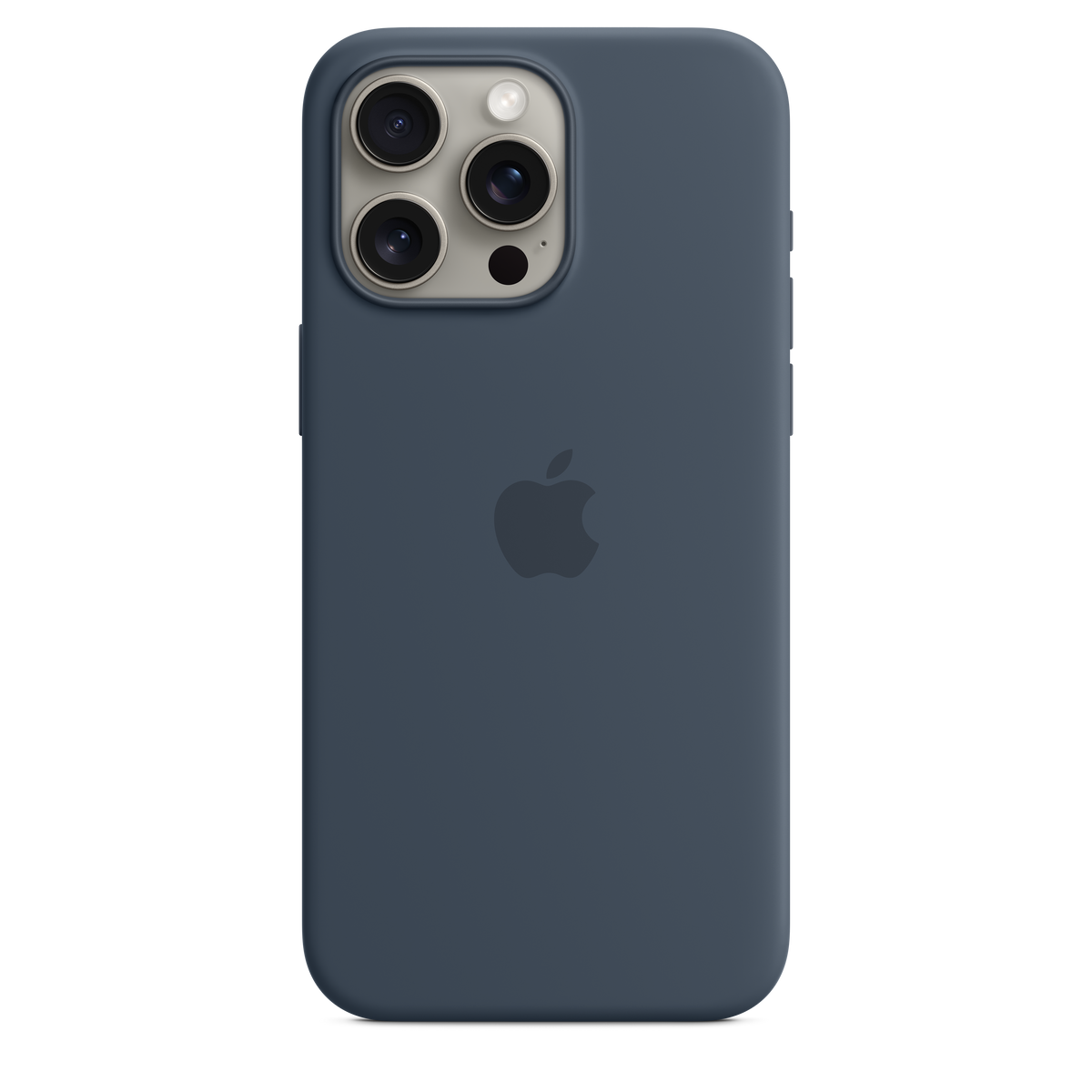 iPhone¬†15¬†Pro¬†Max Silicone Case with MagSafe - Storm¬†Blue