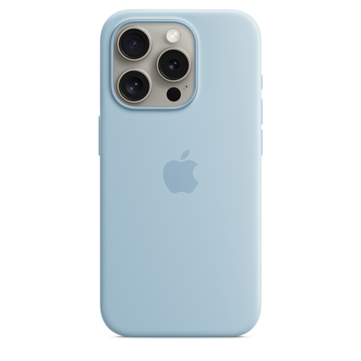 iPhone 15 Pro Silicone Case with MagSafe - Light Blue