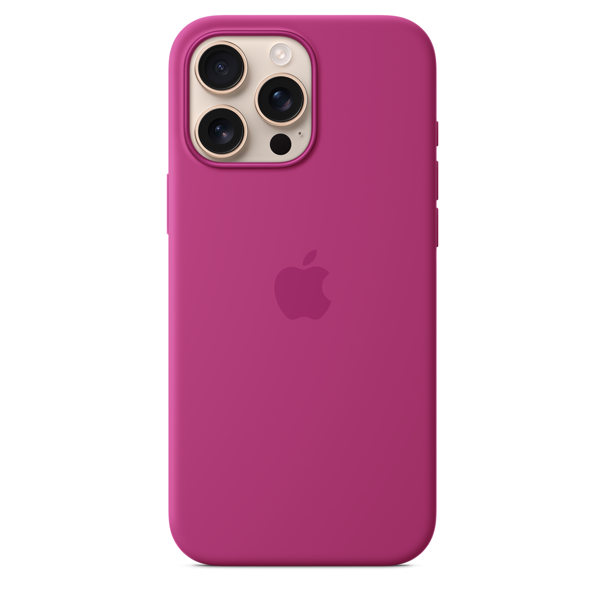 iPhone 16 Pro Max Silicone Case with MagSafe - Fuchsia
