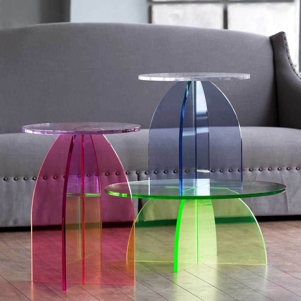 A&B Home Callie Side Table - Blue