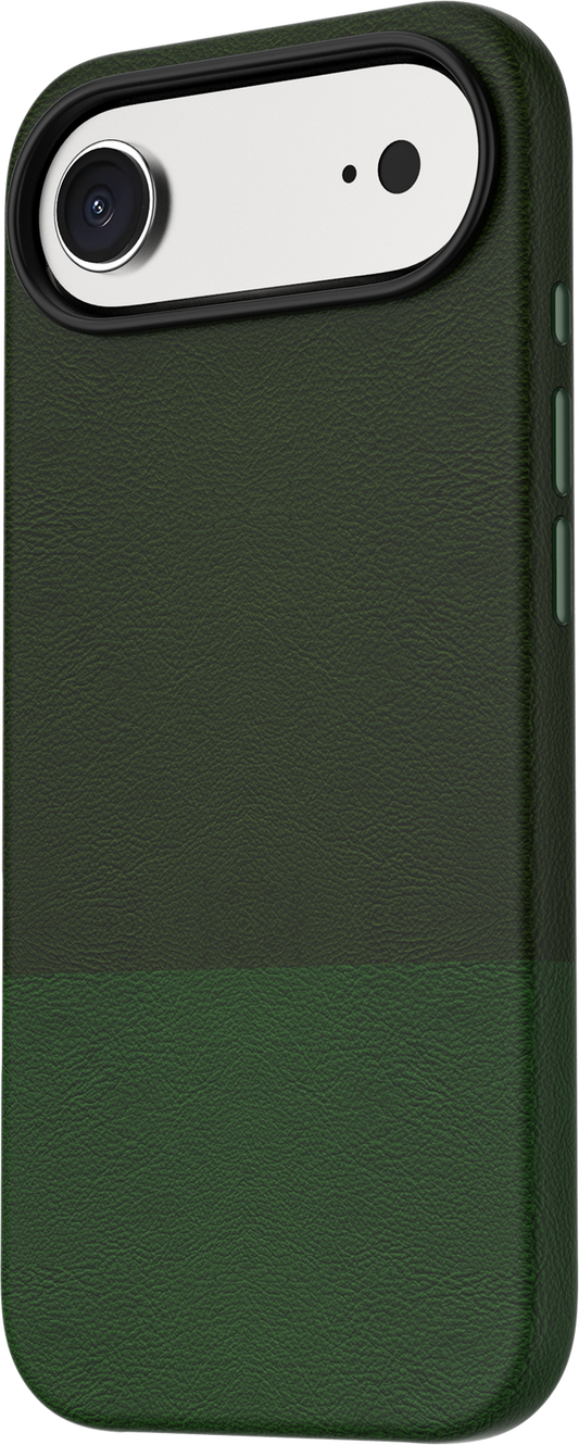 TEKNE DualTone Vegan Leather Case for iPhone 17  Air-Green