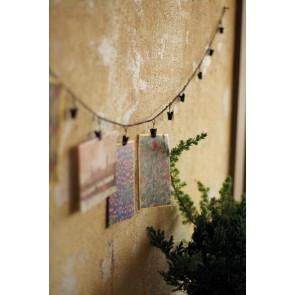 Kalalou Chain Garland With Twelve Clips