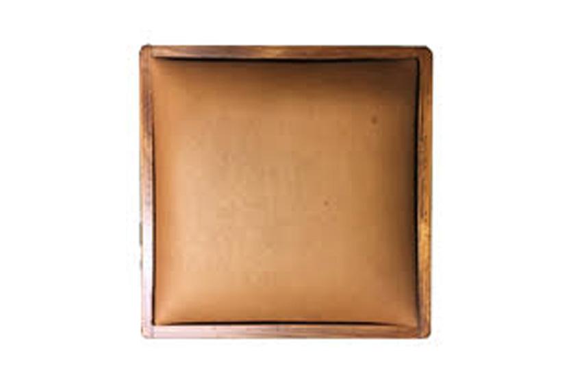 24″ Stave Stool with Tan Leather Seat - Reclaimed Wine Barrel Furniture 33